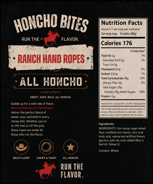 Sour Ranch Hand Ropes